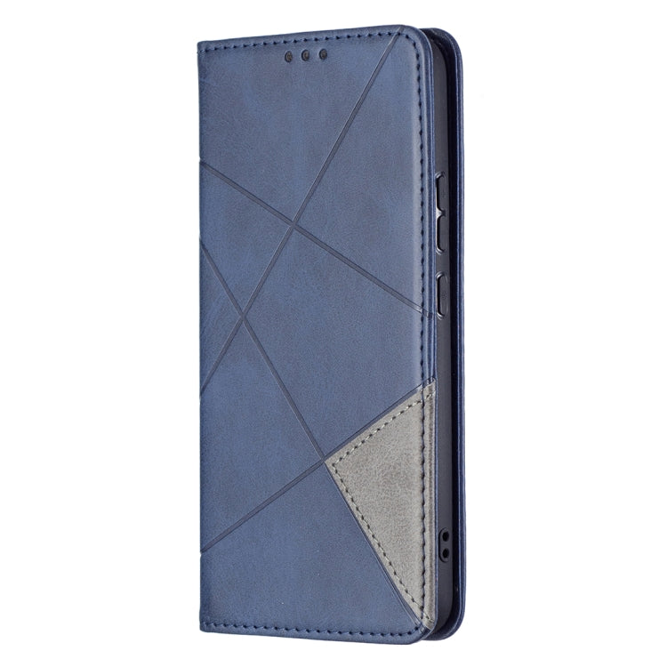 For Samsung Galaxy S22+ 5G Prismatic Invisible Magnetic Horizontal Flip Phone Leather Case with Holder & Card Slots & Photo Frame