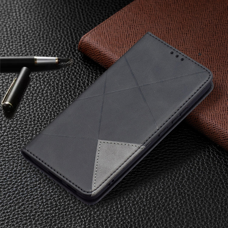 For Samsung Galaxy S22+ 5G Prismatic Invisible Magnetic Horizontal Flip Phone Leather Case with Holder & Card Slots & Photo Frame