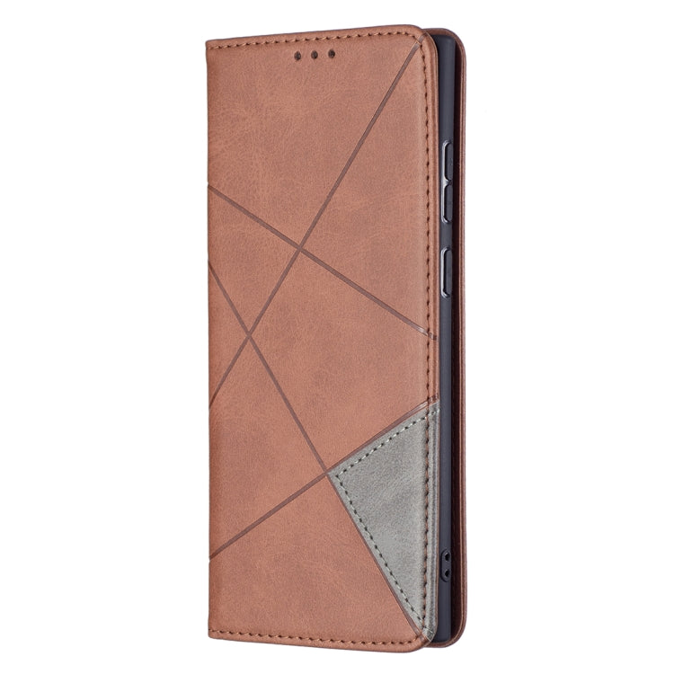 For Samsung Galaxy S22 Ultra 5G Prismatic Invisible Magnetic Horizontal Flip Phone Leather Case with Holder & Card Slots & Photo Frame