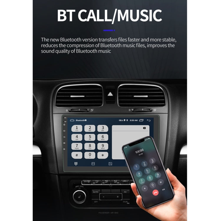 S-9090 9 inch HD Screen Car Android Player GPS Navigation Bluetooth Touch Radio, Support Mirror Link & FM & WIFI & Steering Wheel Control, Style:Standard Version+Alcohol Test