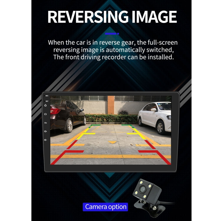 S-9101 10.1 inch HD Screen Car Android Player GPS Navigation Bluetooth Touch Radio, Support Mirror Link & FM & WIFI & Steering Wheel Control, Style:Standard Version+Carplay