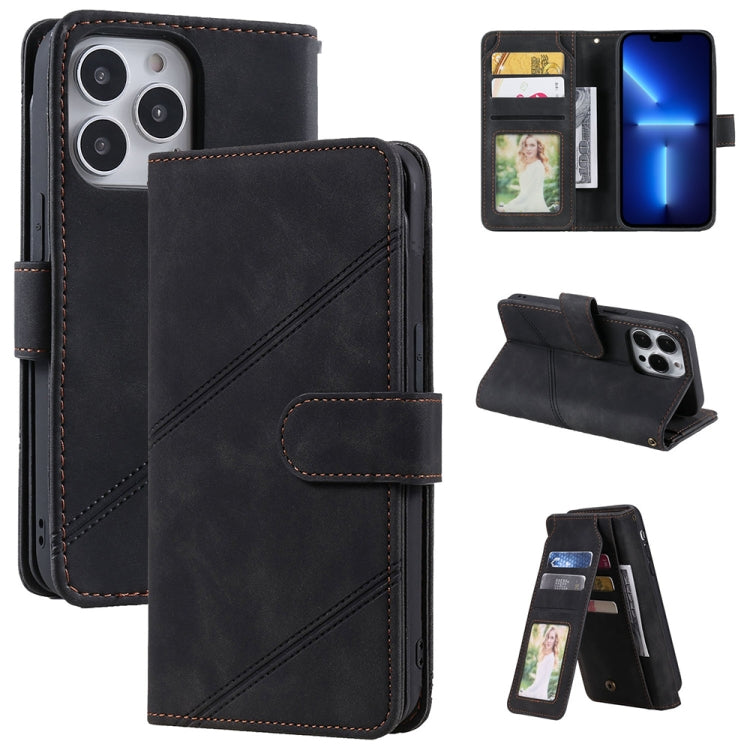 For iPhone 13 Pro Max Skin Feel Horizontal Flip Leather Phone Case