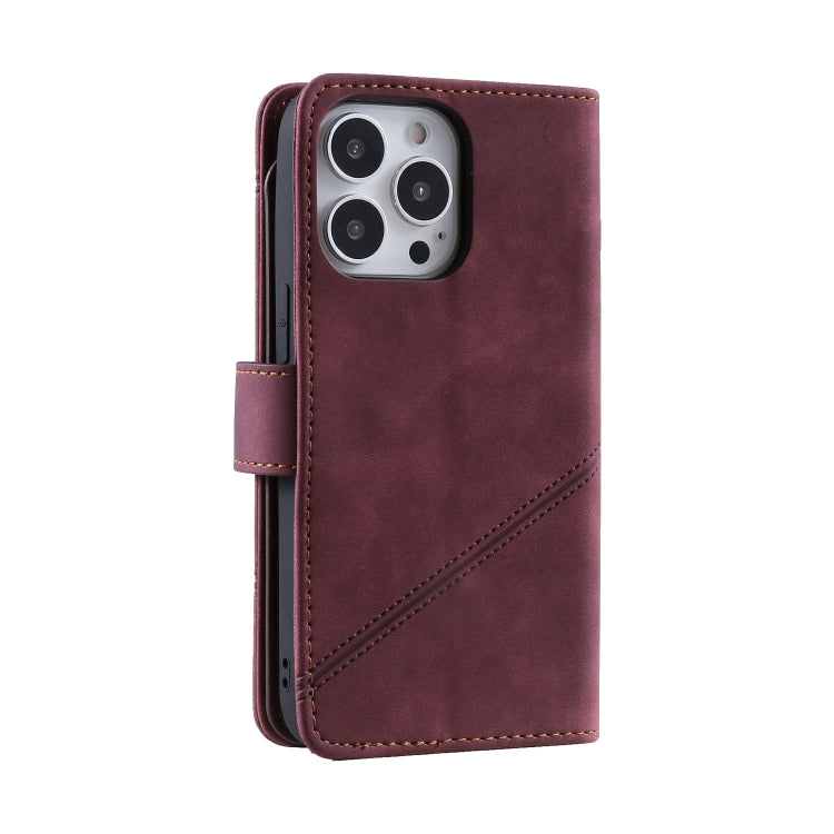For iPhone 13 Pro Max Skin Feel Horizontal Flip Leather Phone Case