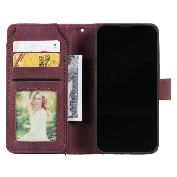 For iPhone 13 Pro Max Skin Feel Horizontal Flip Leather Phone Case