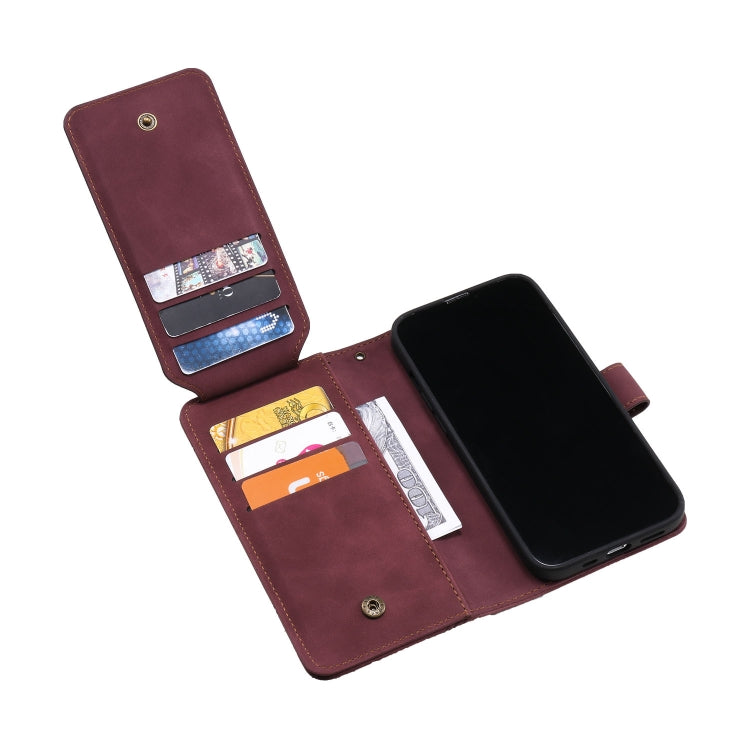 For iPhone 13 Pro Max Skin Feel Horizontal Flip Leather Phone Case