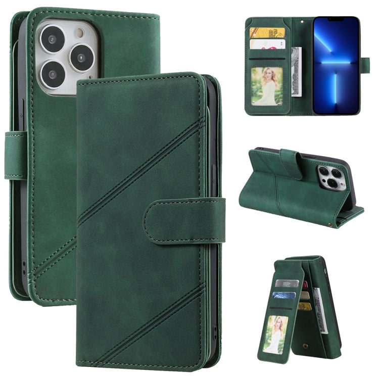 For iPhone 13 Pro Max Skin Feel Horizontal Flip Leather Phone Case
