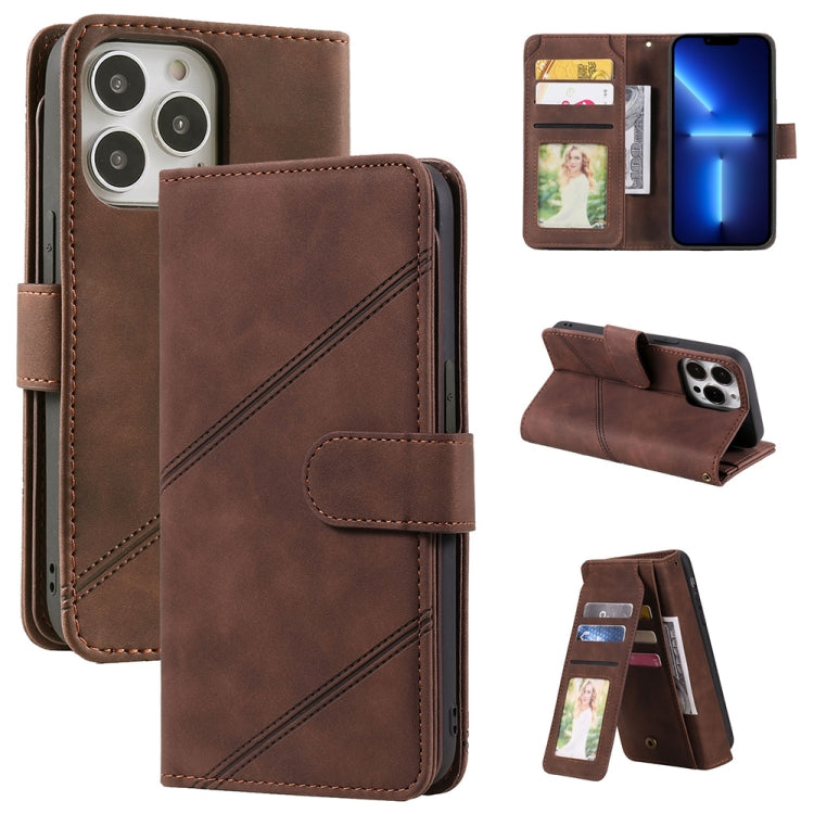 For iPhone 13 Pro Max Skin Feel Horizontal Flip Leather Phone Case
