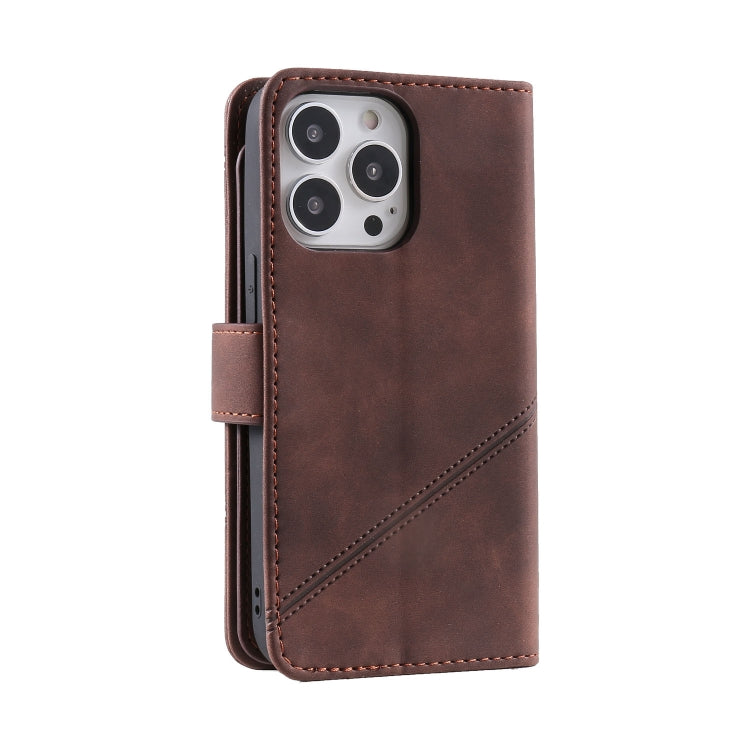 For iPhone 13 Pro Max Skin Feel Horizontal Flip Leather Phone Case