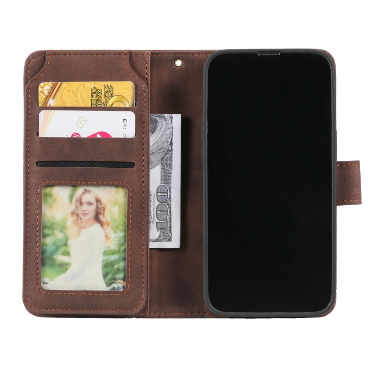 For iPhone 13 Pro Max Skin Feel Horizontal Flip Leather Phone Case