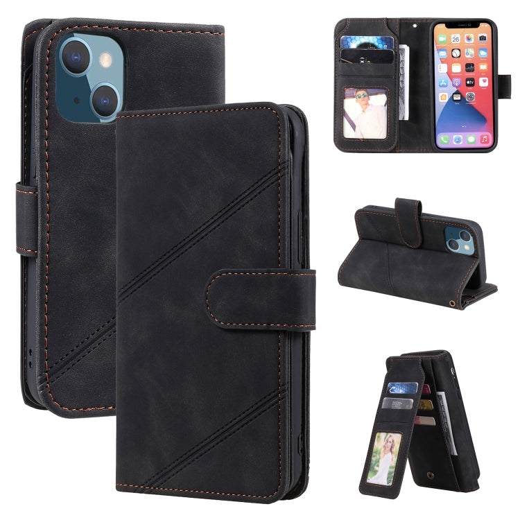 For iPhone 13 Skin Feel Horizontal Flip Leather Phone Case