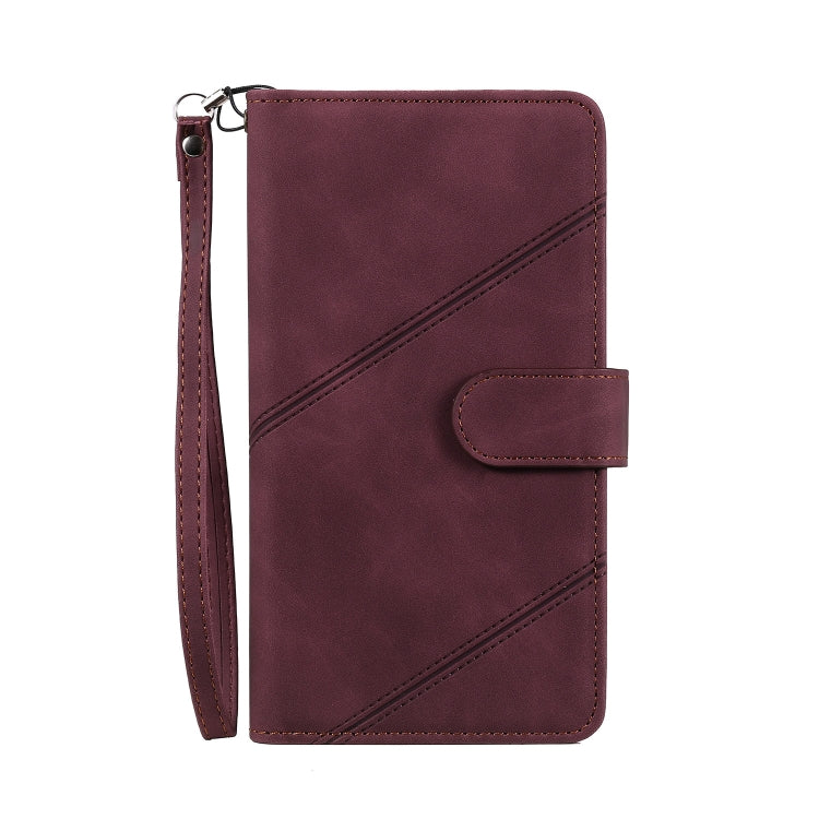 For iPhone 13 Skin Feel Horizontal Flip Leather Phone Case