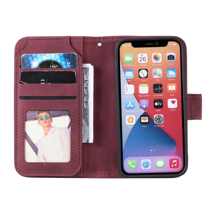 For iPhone 13 Skin Feel Horizontal Flip Leather Phone Case