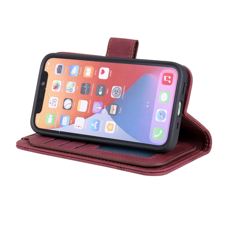 For iPhone 13 Skin Feel Horizontal Flip Leather Phone Case