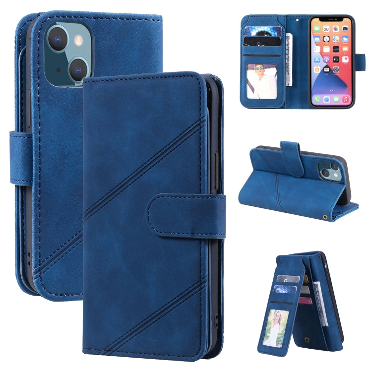 For iPhone 13 Skin Feel Horizontal Flip Leather Phone Case