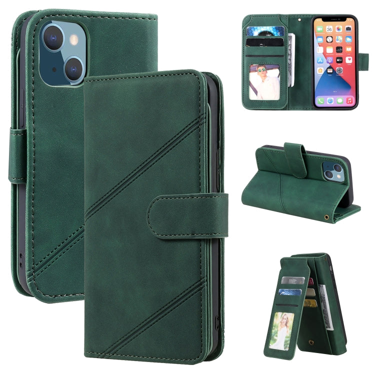For iPhone 13 Skin Feel Horizontal Flip Leather Phone Case