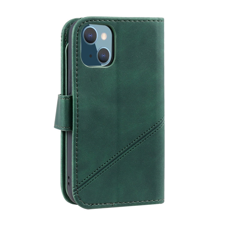 For iPhone 13 Skin Feel Horizontal Flip Leather Phone Case