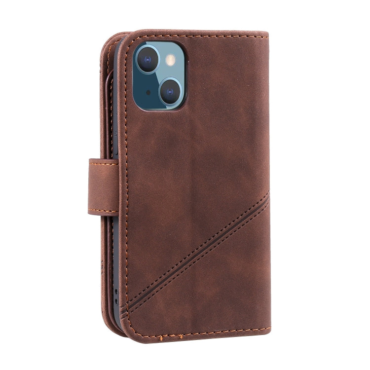 For iPhone 13 Skin Feel Horizontal Flip Leather Phone Case