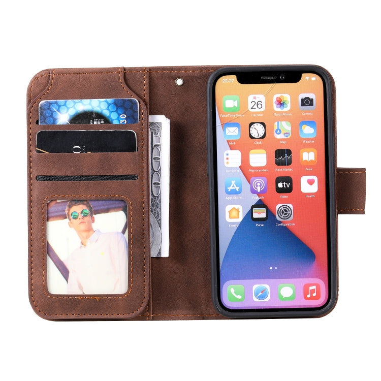 For iPhone 13 Skin Feel Horizontal Flip Leather Phone Case