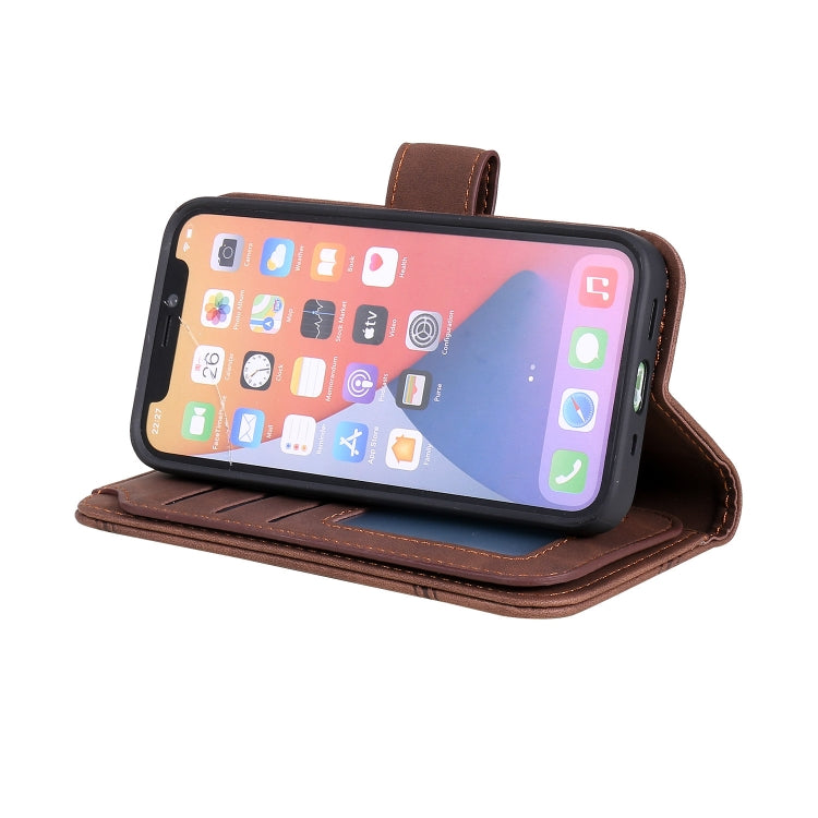For iPhone 13 Skin Feel Horizontal Flip Leather Phone Case