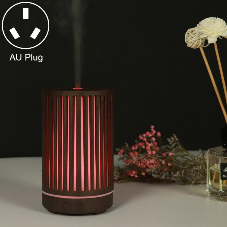 200ml Hollow-out Forest Pattern Wooden Essential Oil Aromatherapy Machine Ultrasonic Humidifier Automatic Alcohol Sprayer, Plug Specification:AU Plug