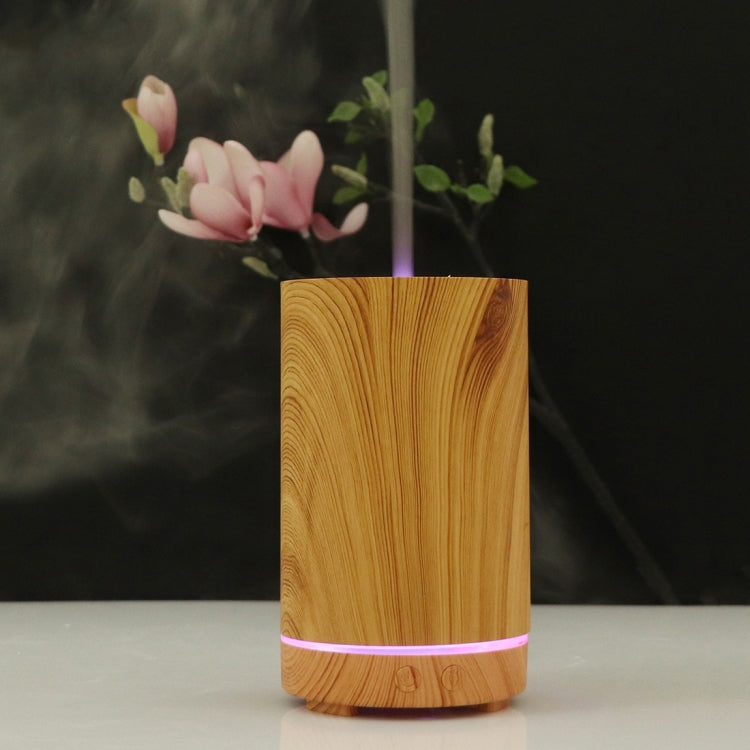 200ml Hollow-out Forest Pattern Wooden Essential Oil Aromatherapy Machine Ultrasonic Humidifier Automatic Alcohol Sprayer, Plug Specification:EU Plug