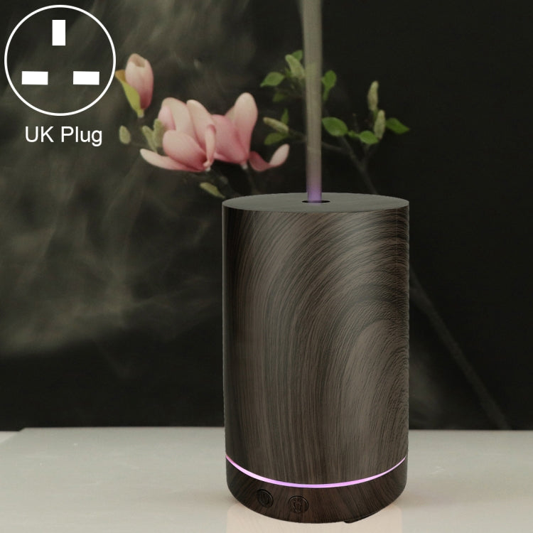200ml Hollow-out Forest Pattern Wooden Essential Oil Aromatherapy Machine Ultrasonic Humidifier Automatic Alcohol Sprayer, Plug Specification:UK Plug