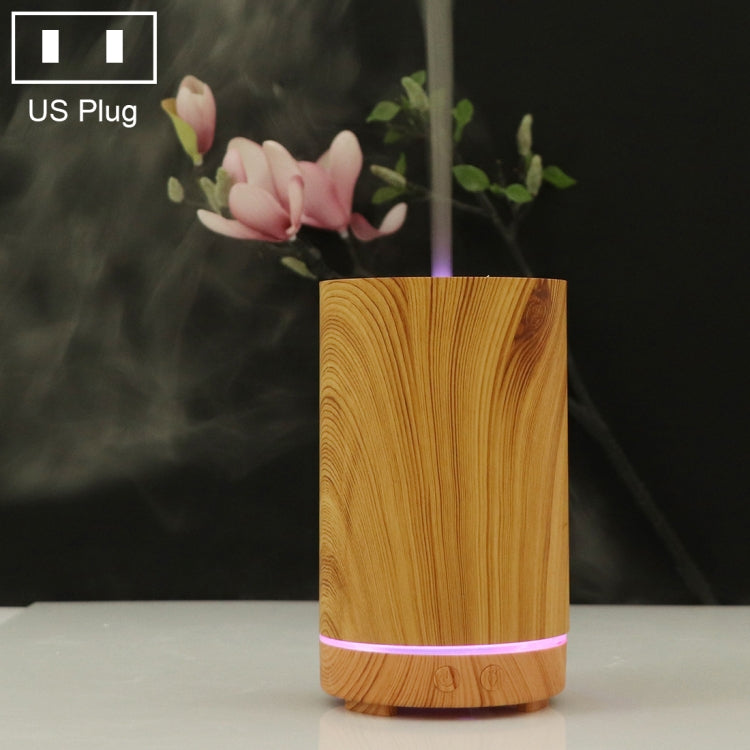200ml Hollow-out Forest Pattern Wooden Essential Oil Aromatherapy Machine Ultrasonic Humidifier Automatic Alcohol Sprayer, Plug Specification:US Plug