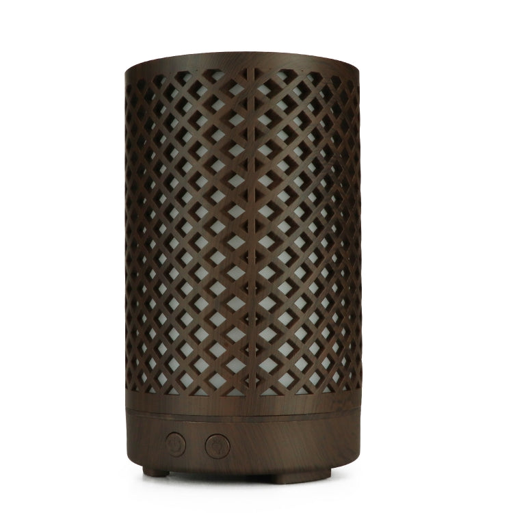 200ml Hollow-out Forest Pattern Wooden Essential Oil Aromatherapy Machine Ultrasonic Humidifier Automatic Alcohol Sprayer, Plug Specification:US Plug