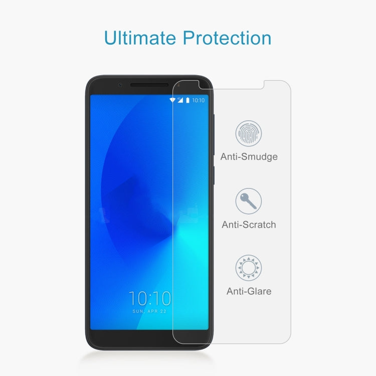 10 PCS 0.26mm 9H 2.5D Tempered Glass Film For Alcatel 3 2018