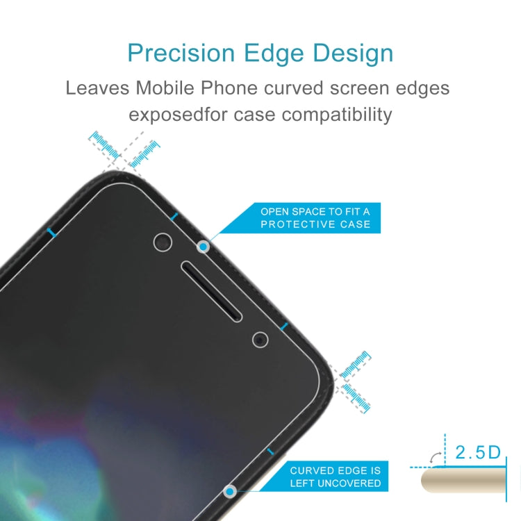 10 PCS 0.26mm 9H 2.5D Tempered Glass Film For Alcatel IDOL 5