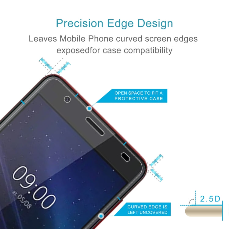 10 PCS 0.26mm 9H 2.5D Tempered Glass Film For BQ 5016G Choice