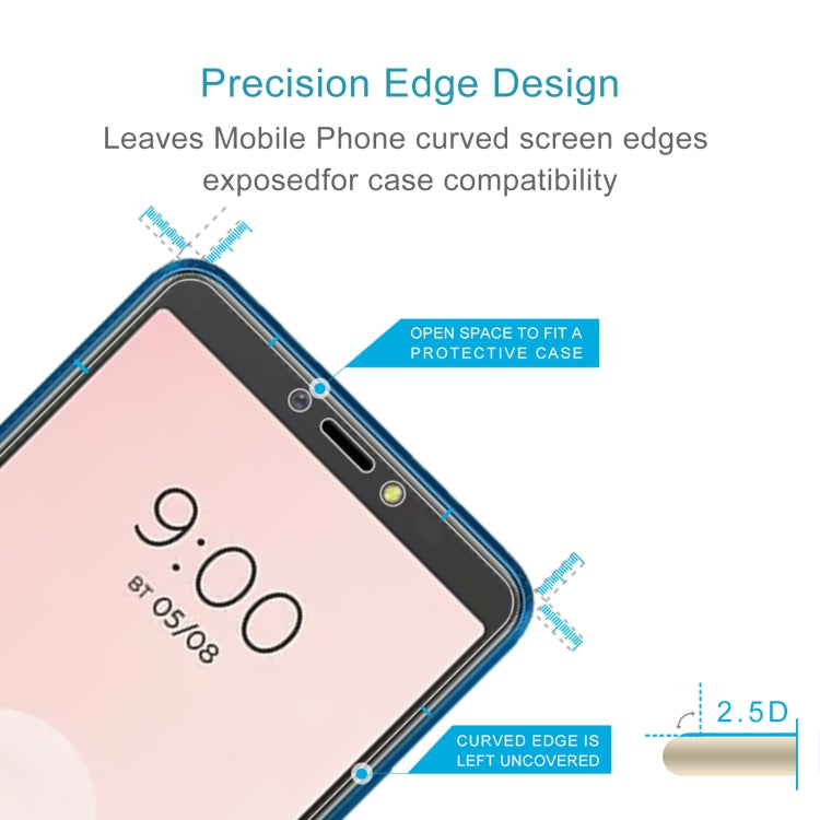 10 PCS 0.26mm 9H 2.5D Tempered Glass Film For BQ 6030G Practic