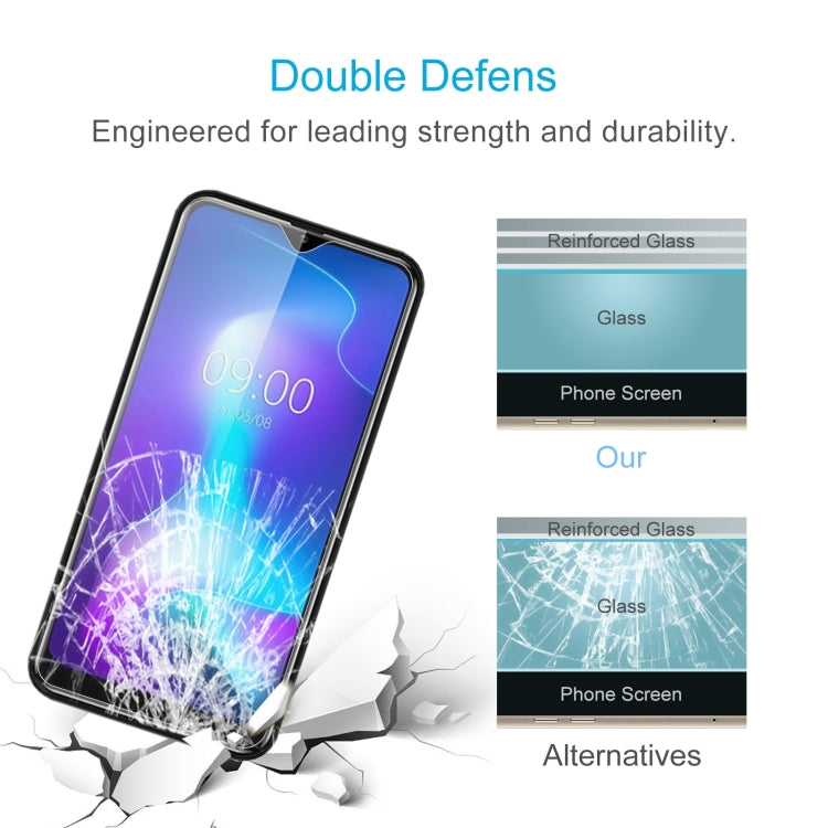 10 PCS 0.26mm 9H 2.5D Tempered Glass Film For BQ 6042L