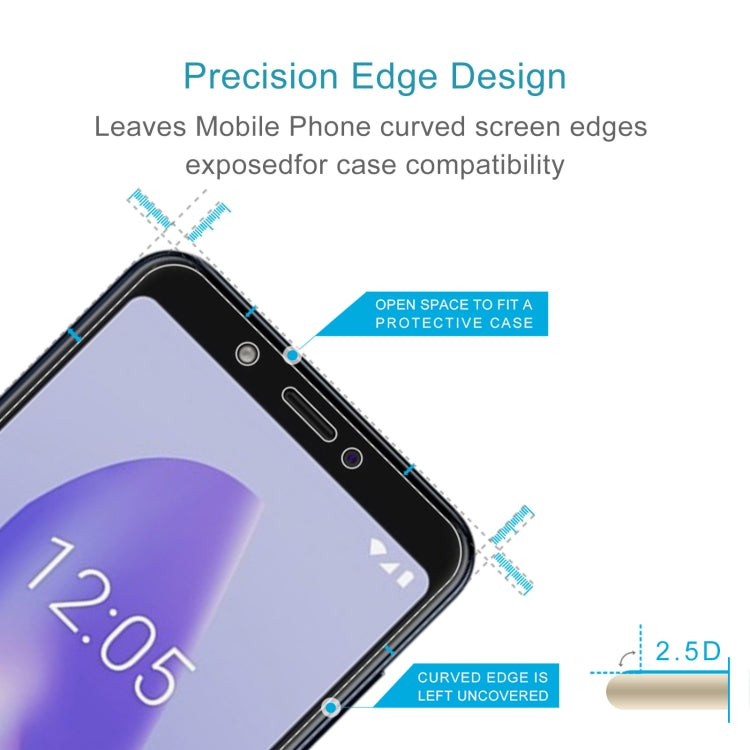10 PCS 0.26mm 9H 2.5D Tempered Glass Film For BQ Aquaris C