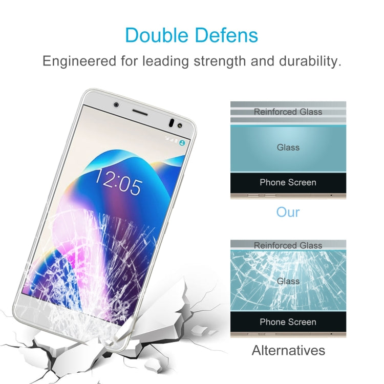 10 PCS 0.26mm 9H 2.5D Tempered Glass Film For BQ Aquaris U2