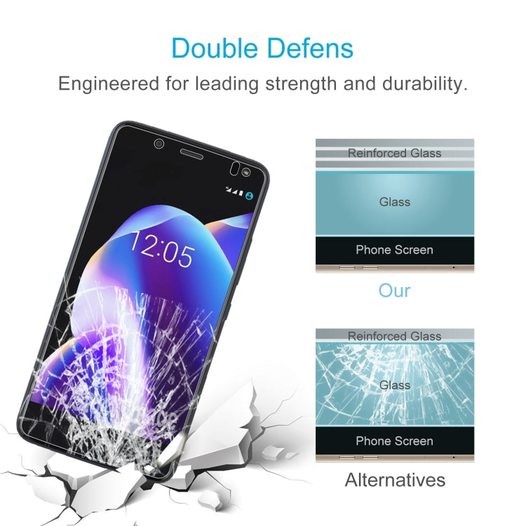10 PCS 0.26mm 9H 2.5D Tempered Glass Film For BQ Aquaris U2 Lite