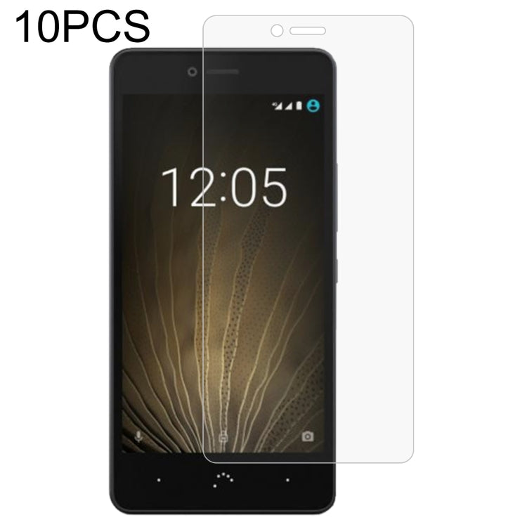 10 PCS 0.26mm 9H 2.5D Tempered Glass Film For BQ U