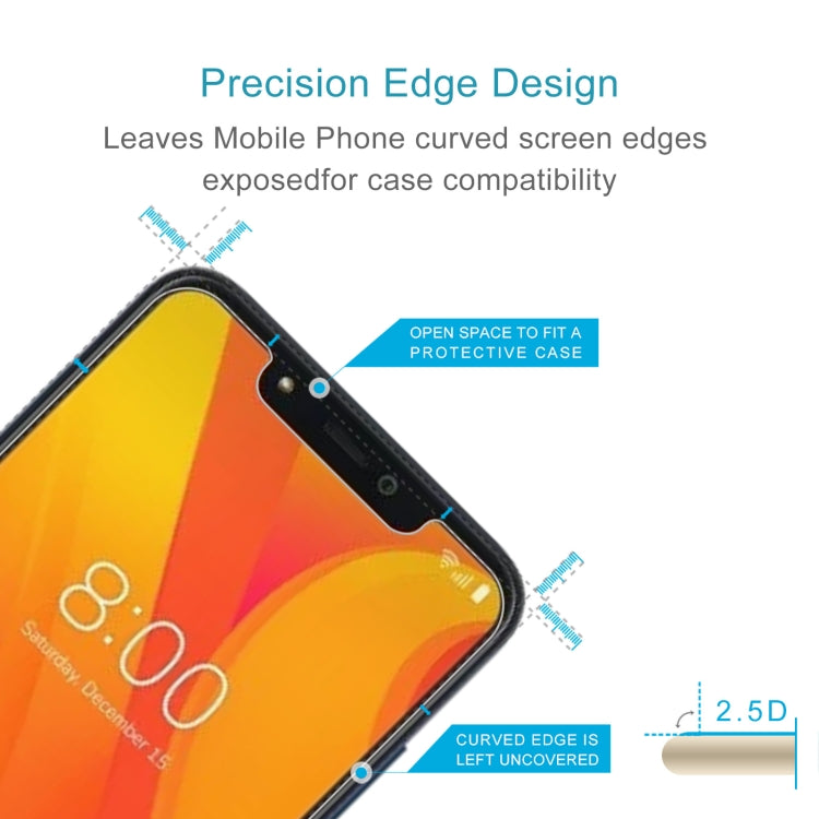 10 PCS 0.26mm 9H 2.5D Tempered Glass Film For BQ Vsmart Joy 1 Plus