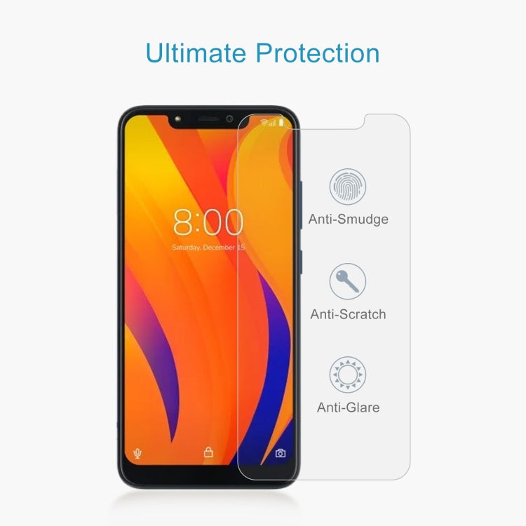 10 PCS 0.26mm 9H 2.5D Tempered Glass Film For BQ Vsmart Joy 1 Plus