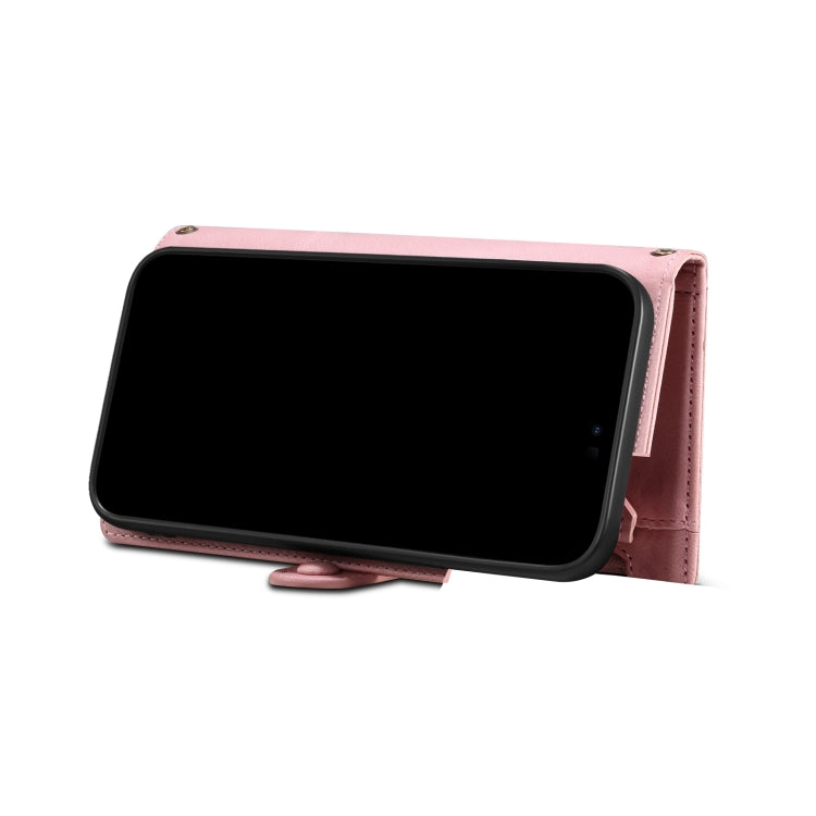 For Samsung Galaxy S22+ 5G Retro Frosted Horizontal Flip Leather Phone Case with Holder & Card Slot & Wallet & Zipper Pocket & Lanyard