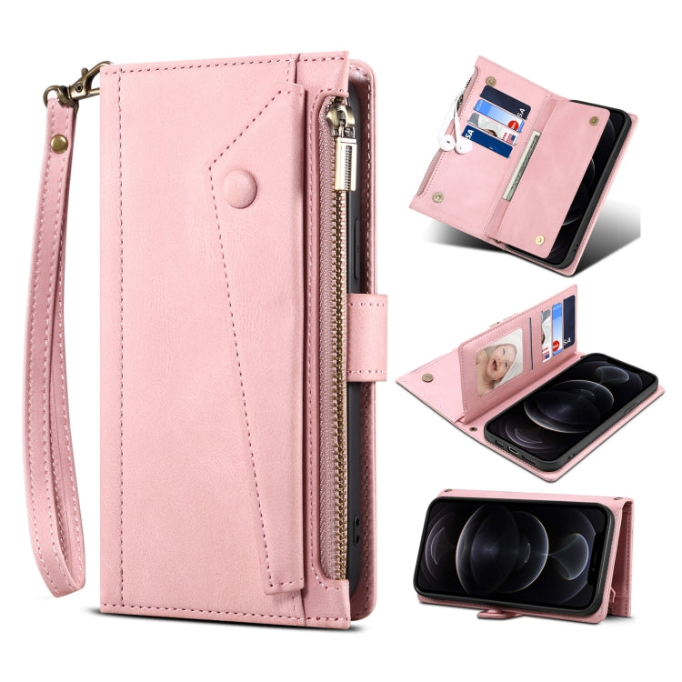 For Samsung Galaxy S22 Ultra 5G Retro Frosted Horizontal Flip Leather Phone Case with Holder & Card Slot & Wallet & Zipper Pocket & Lanyard