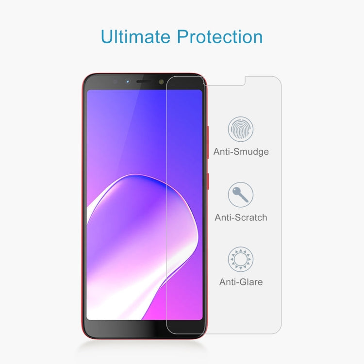 10 PCS 0.26mm 9H 2.5D Tempered Glass Film For Infinix Hot 6 Pro