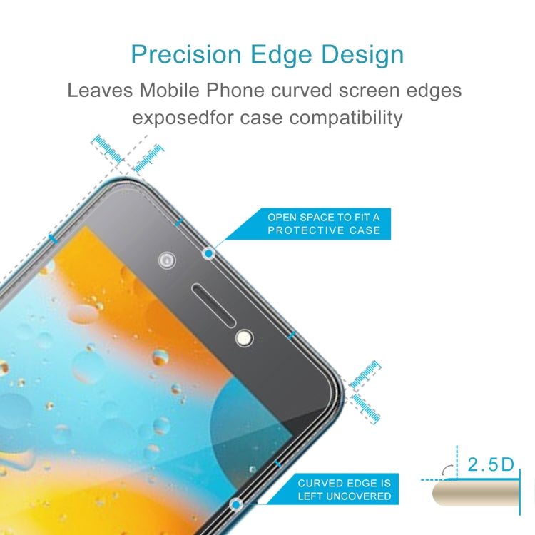 10 PCS 0.26mm 9H 2.5D Tempered Glass Film For Infinix Itel P15