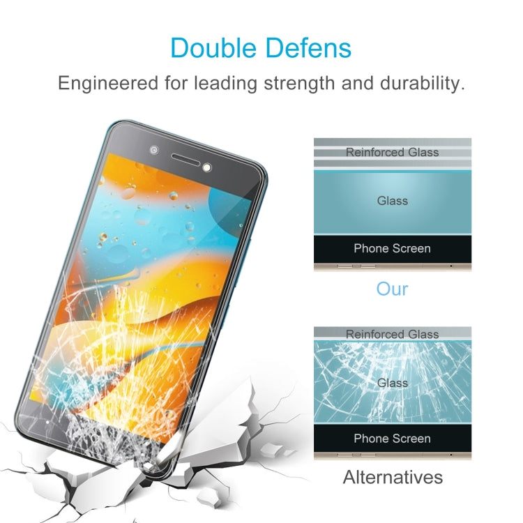 10 PCS 0.26mm 9H 2.5D Tempered Glass Film For Infinix Itel P15