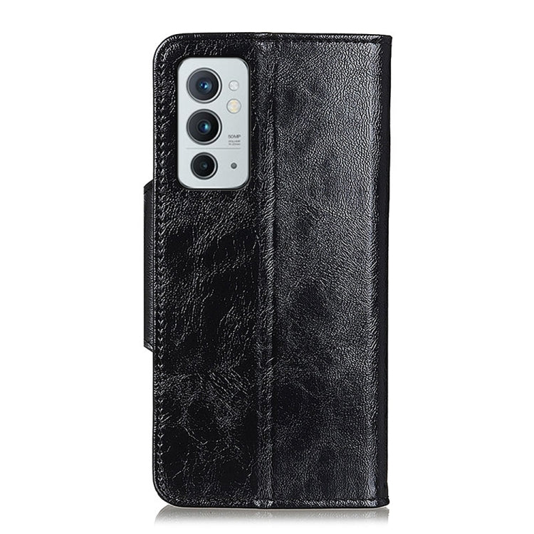 For OnePlus 9RT 5G Crazy Horse Texture Magnetic Buckle Flip Leather Phone Case with 6-Card Slots