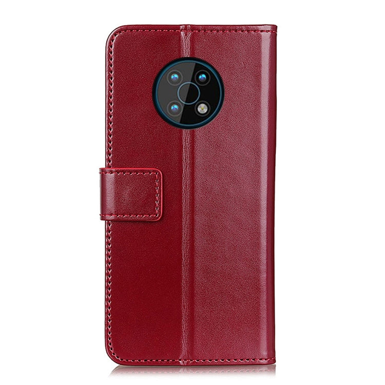 For Nokia G50 3-Color Pearl Texture Magnetic Buckle Flip Phone Leather Case