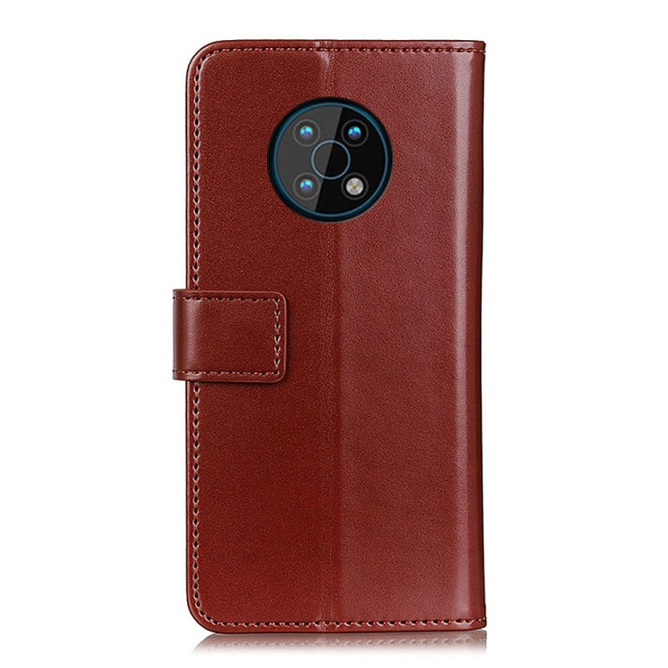 For Nokia G50 3-Color Pearl Texture Magnetic Buckle Flip Phone Leather Case