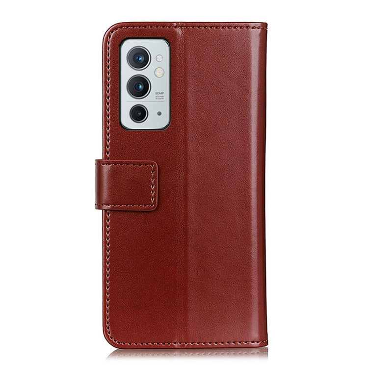 For OnePlus 9RT 5G 3-Color Pearl Texture Magnetic Buckle Flip Phone Leather Case