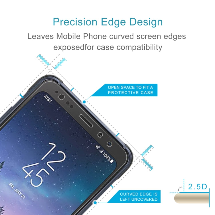 0.26mm 9H 2.5D Tempered Glass Film For Samsung Galaxy S8 Active