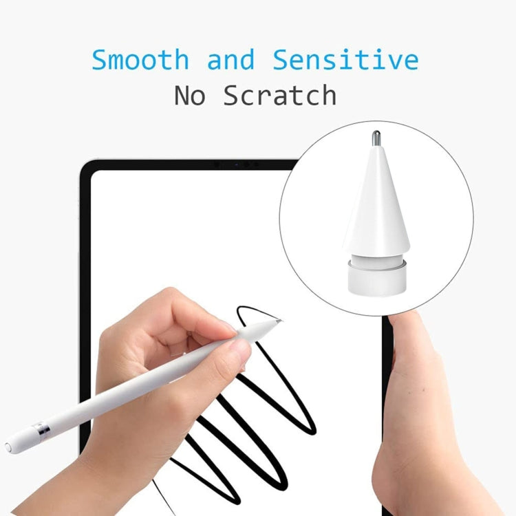 2 PCS 2.0 Modified Round Pen Tip Stylus Needle Tip For Apple Pencil 1 / 2